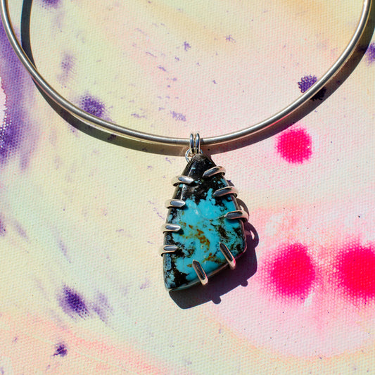 Turquoise Desert Claw Collar