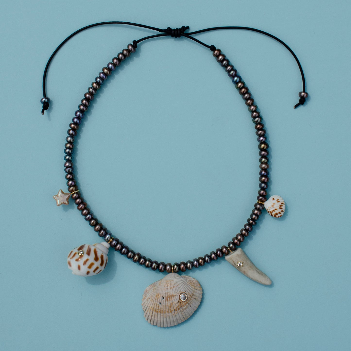 Pearl Multi Shell Necklace