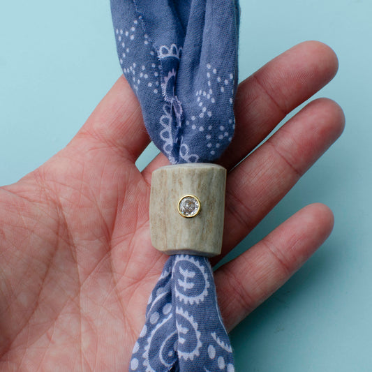 Sparkle Antler Bandana Slide
