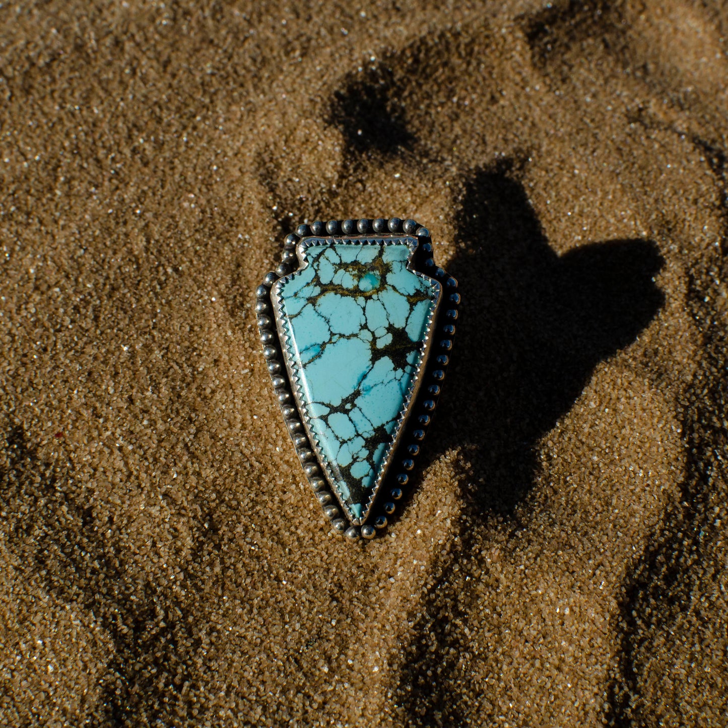 "Ella" Turquoise Arrowhead Ring