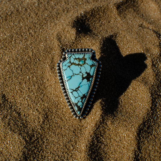 "Ella" Turquoise Arrowhead Ring