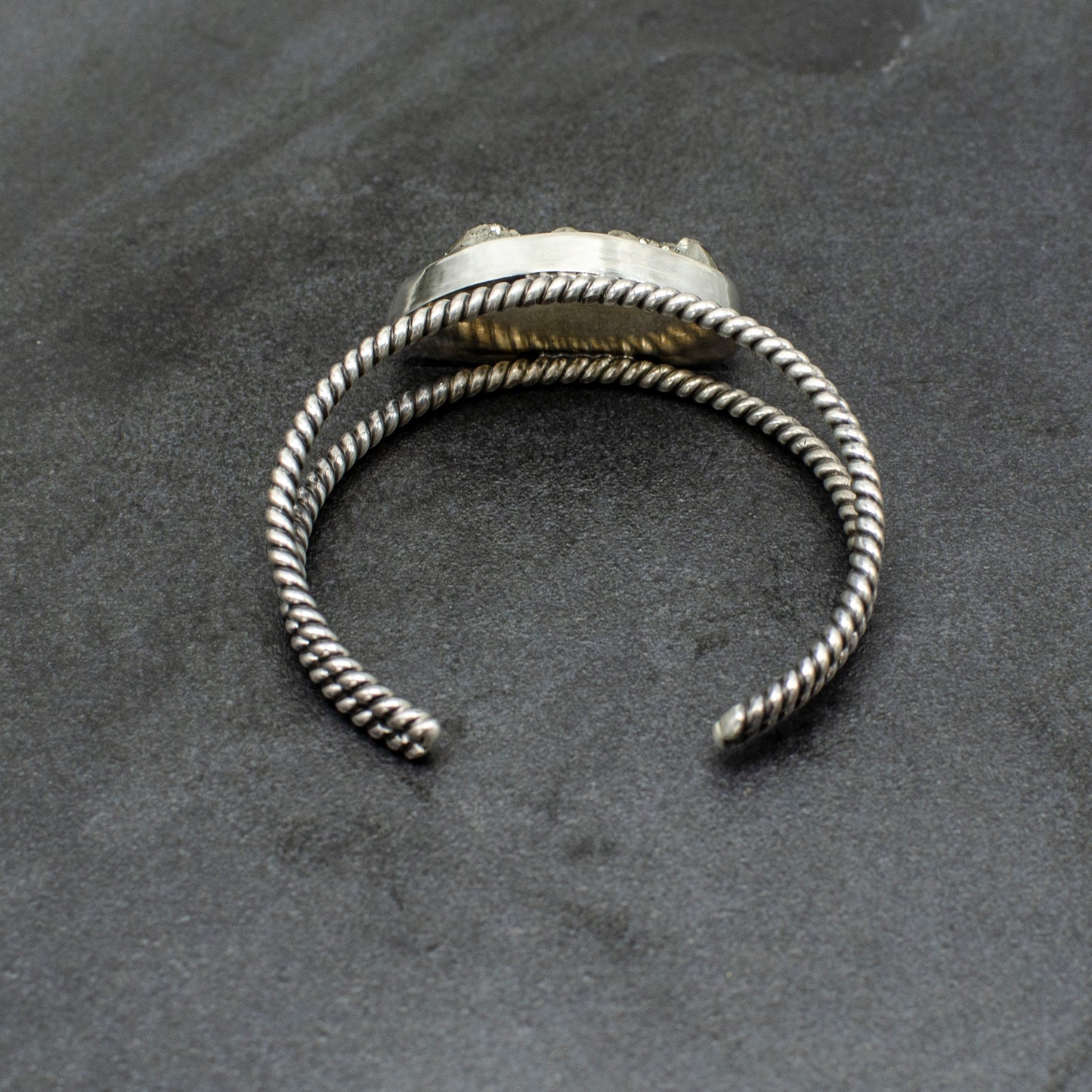 Twisted Pyrite Statement Cuff