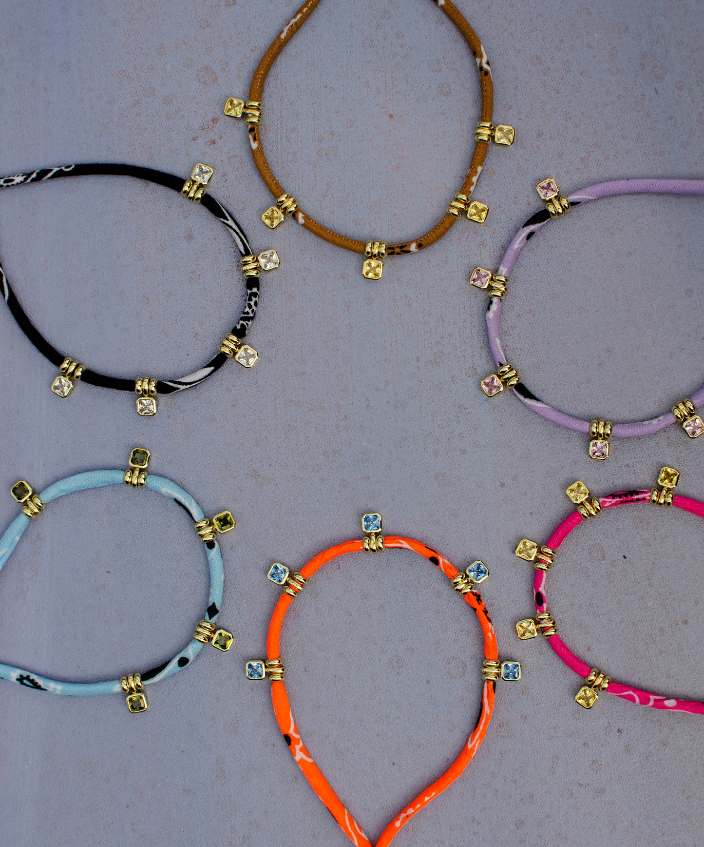 Bandana Gemstone Necklace