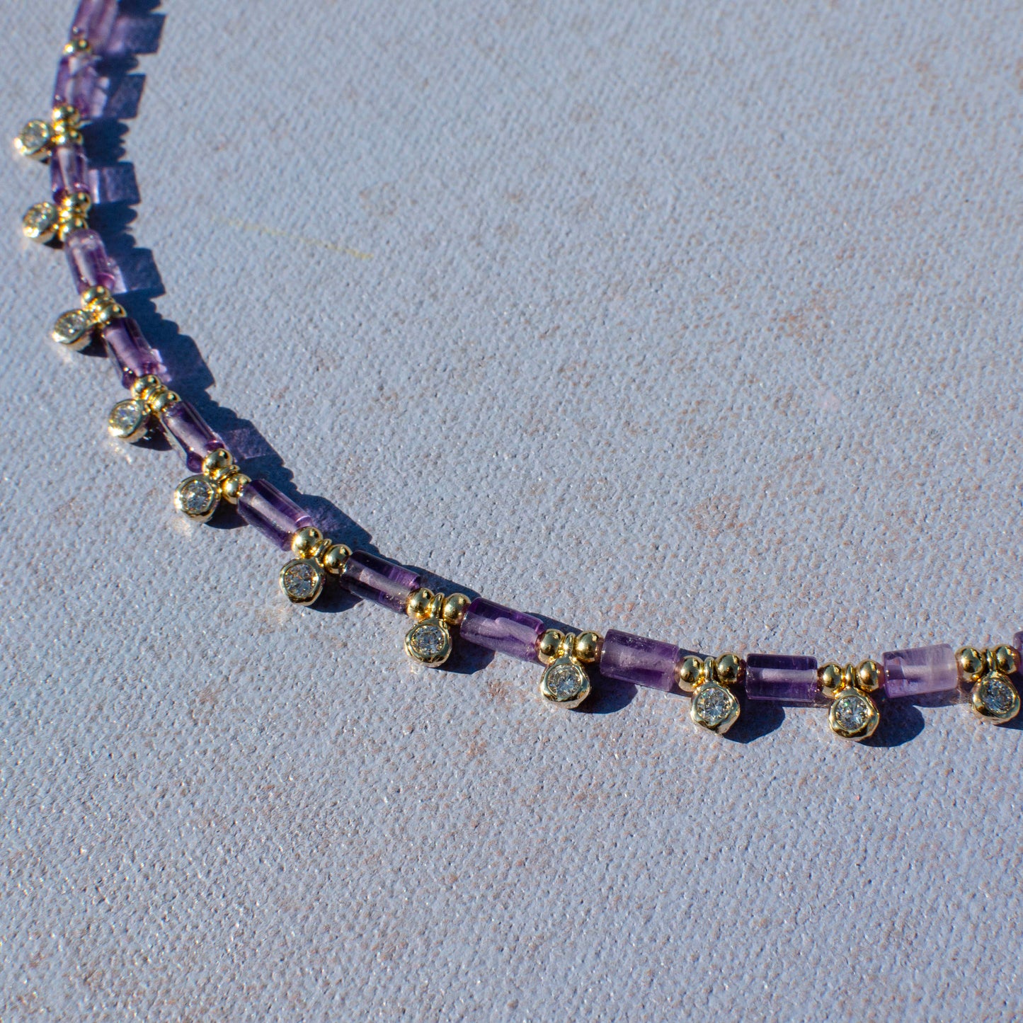 Barrel Beaded Stacker Necklaces