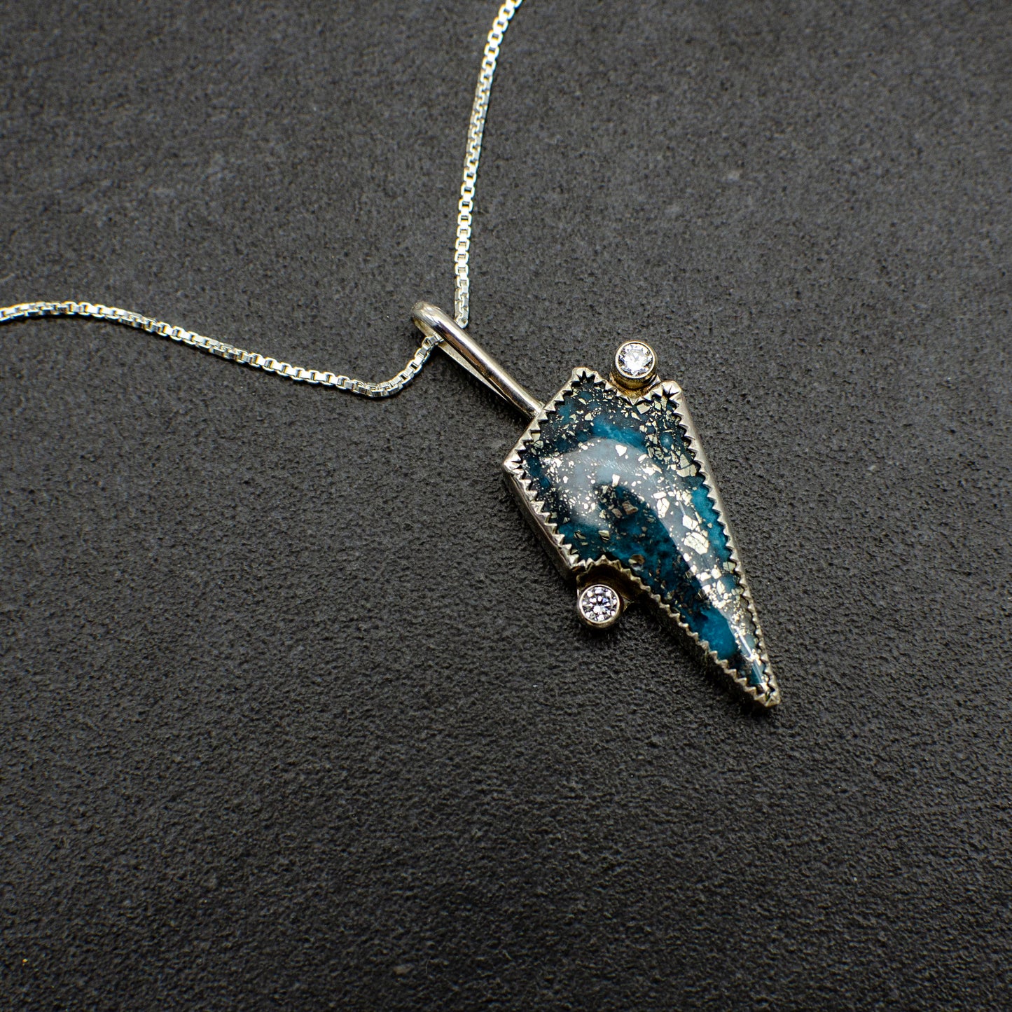 Turquoise Bolt Pendant