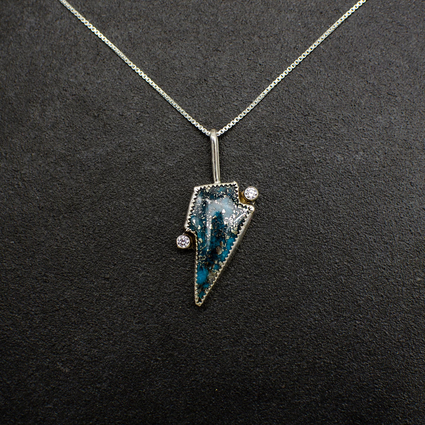 Turquoise Bolt Pendant