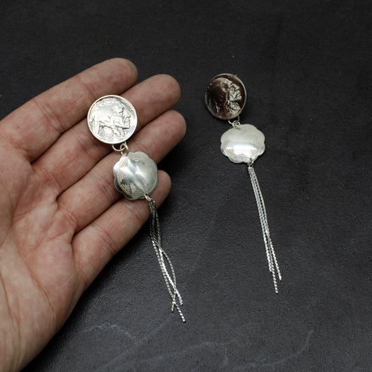 Buffalo Nickel & Concho Drops