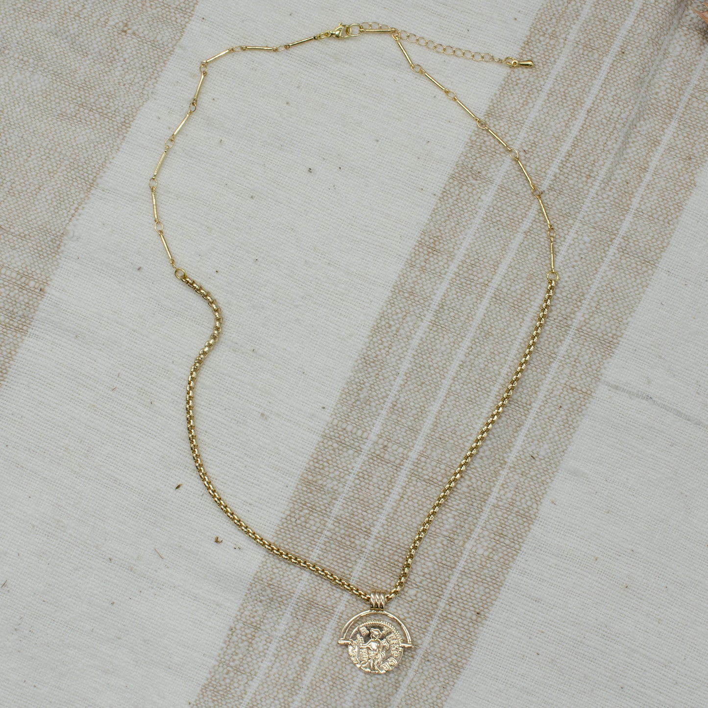 Greek Coin Necklace
