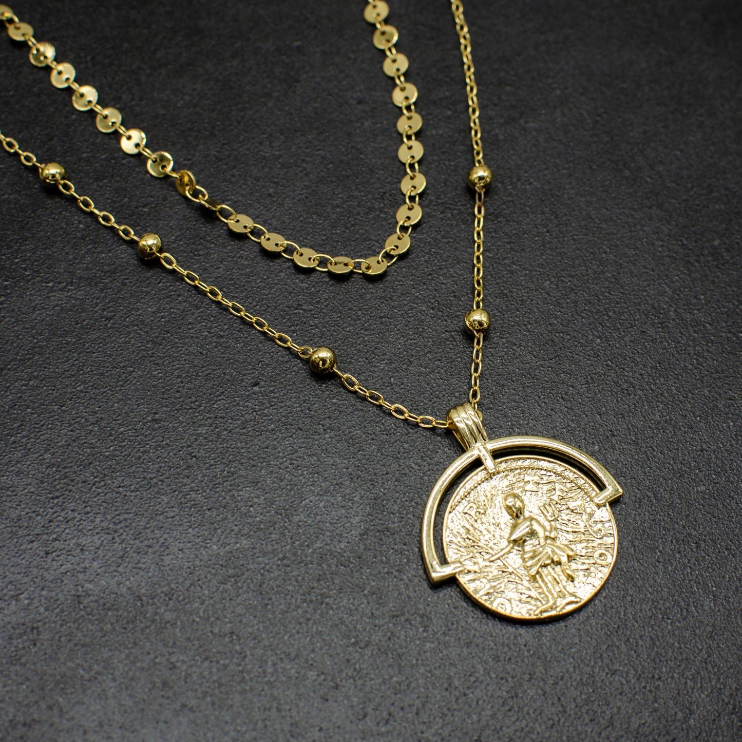 Greek Coin Necklace