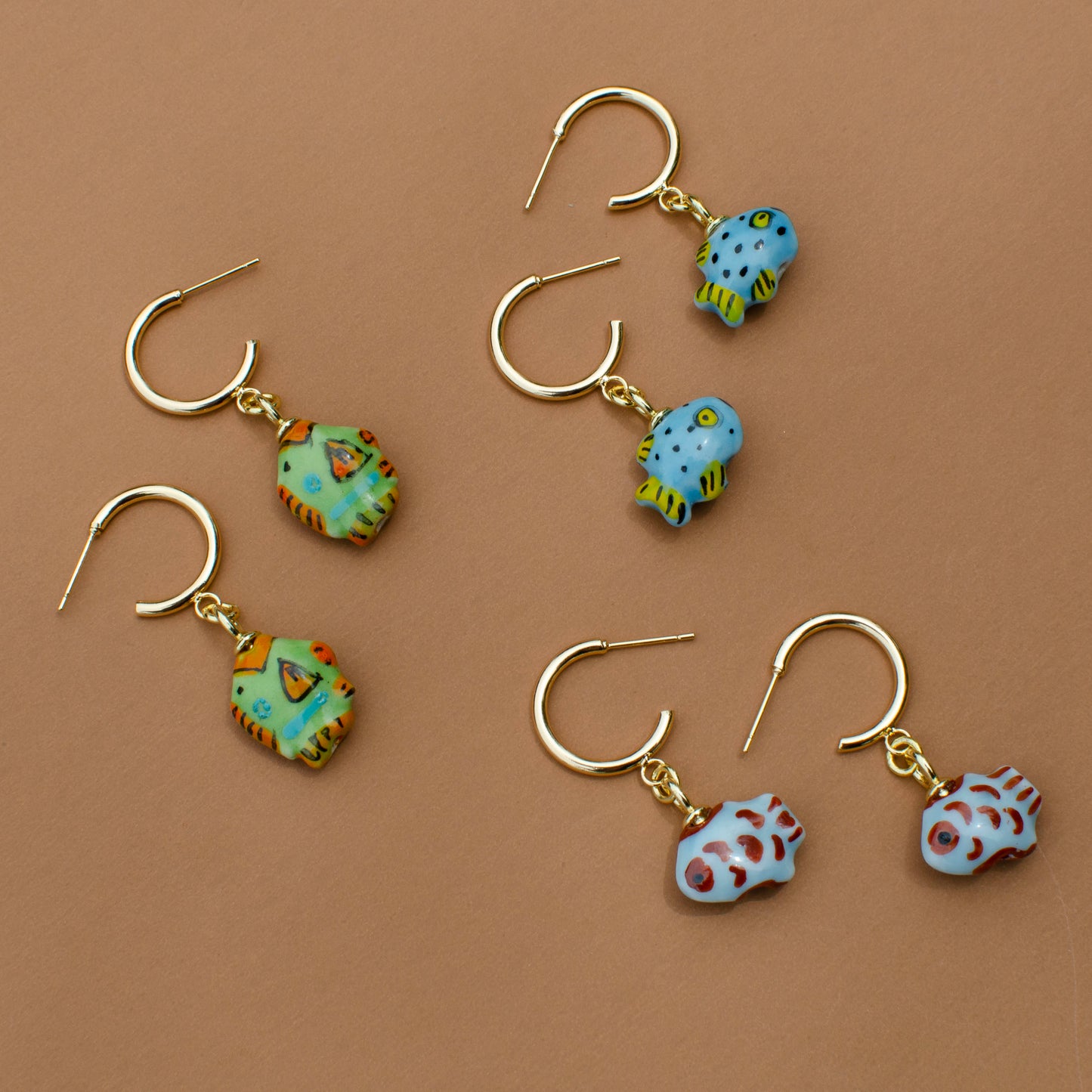 Colorful Fish Earrings