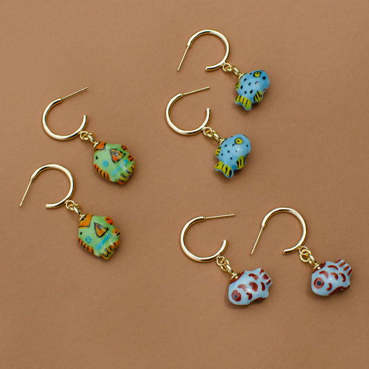 Colorful Fish Earrings