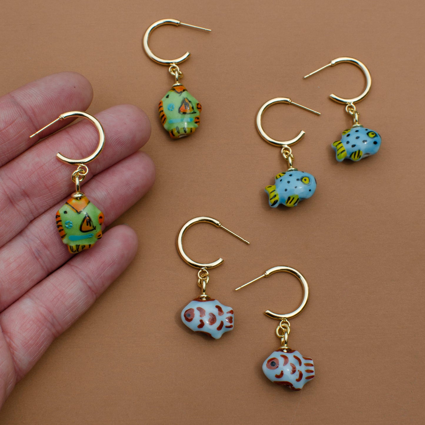 Colorful Fish Earrings