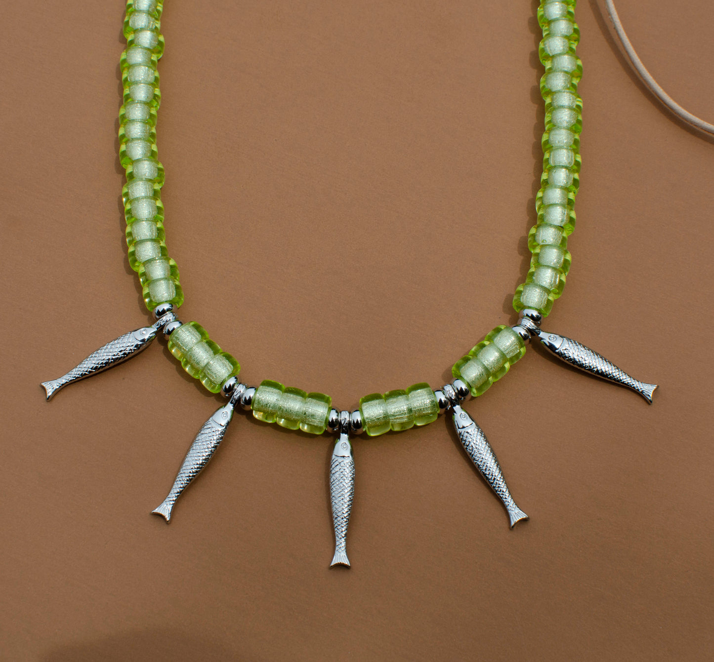 4 Silver Fish Necklace