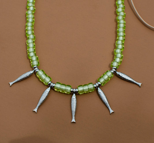 4 Silver Fish Necklace