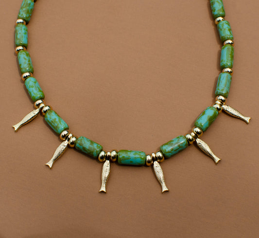 5 Fishes Necklace