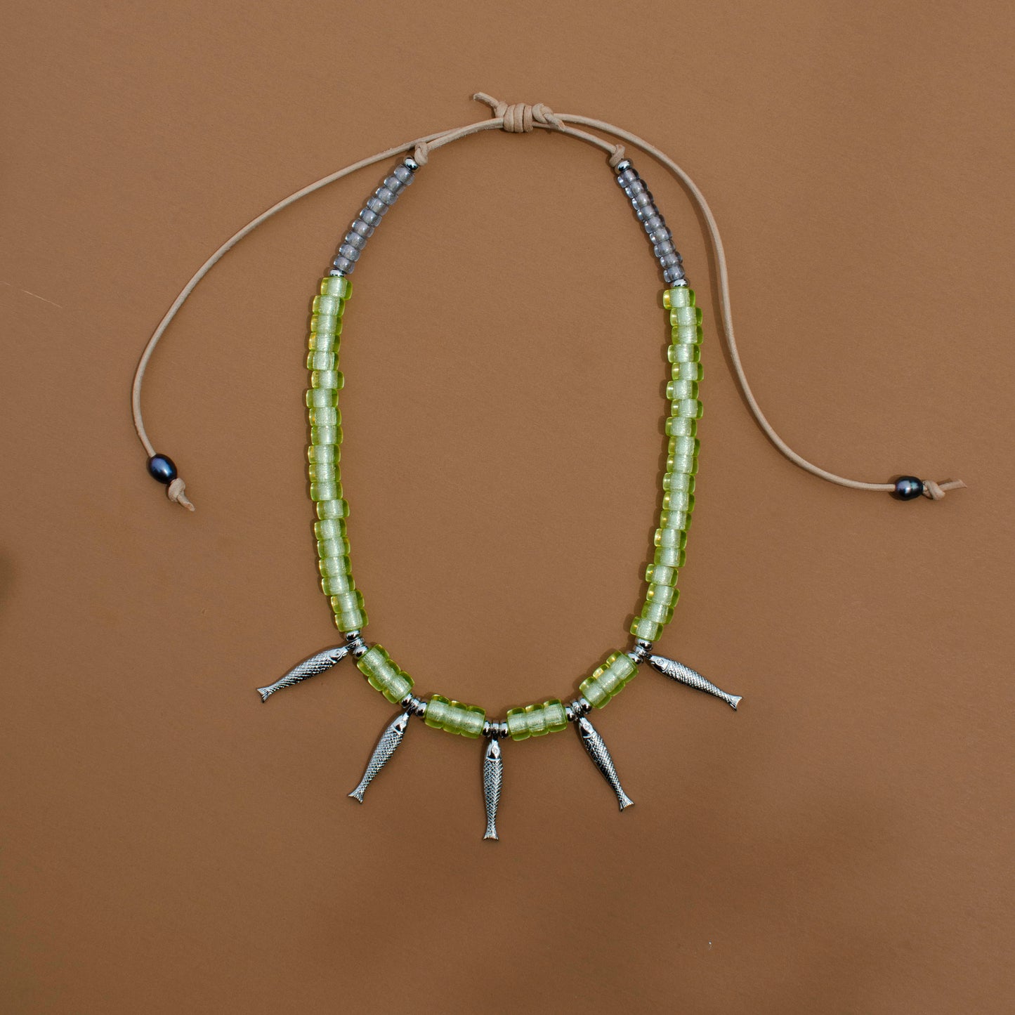 4 Silver Fish Necklace