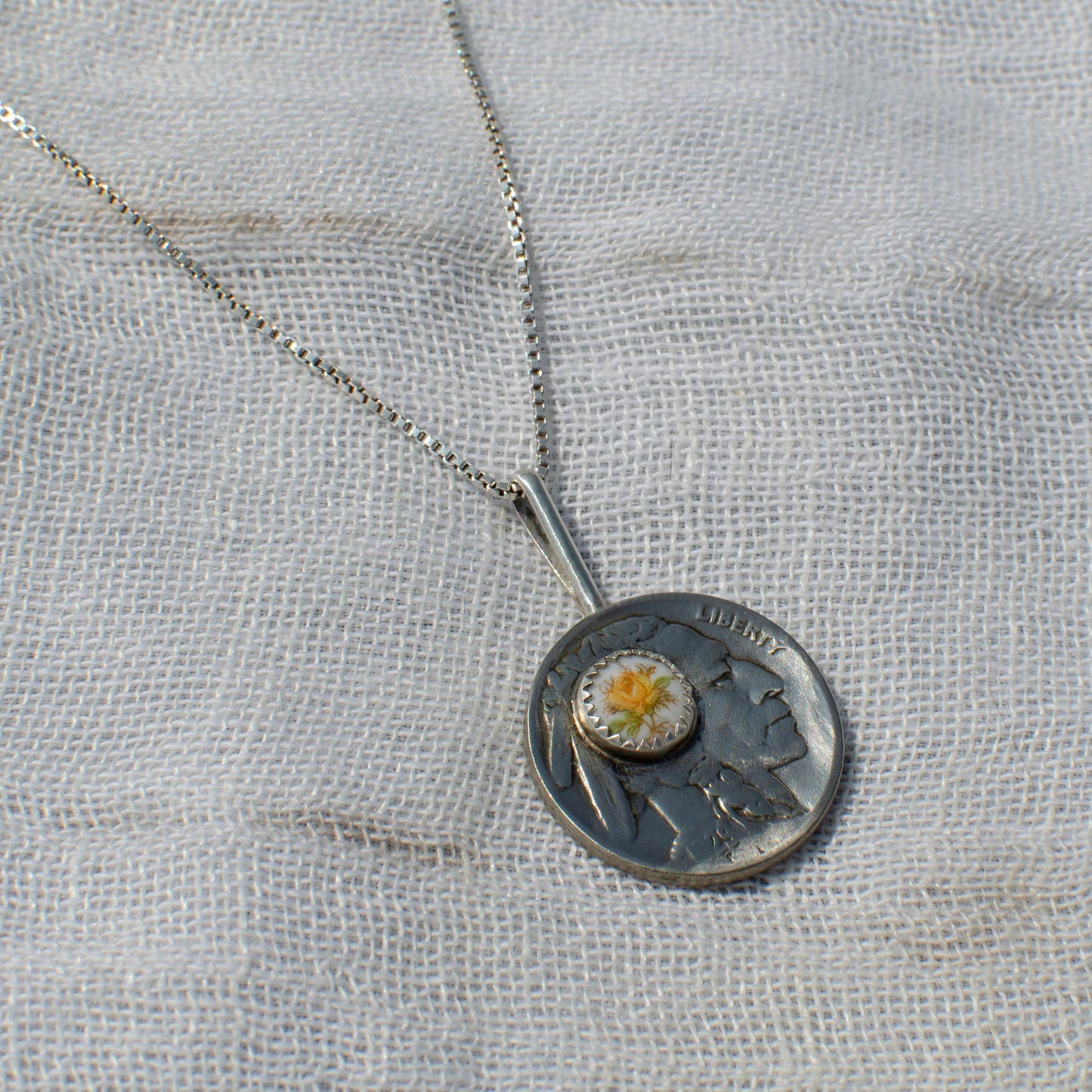 Special Edition Vintage Floral Cab Buffalo Nickel