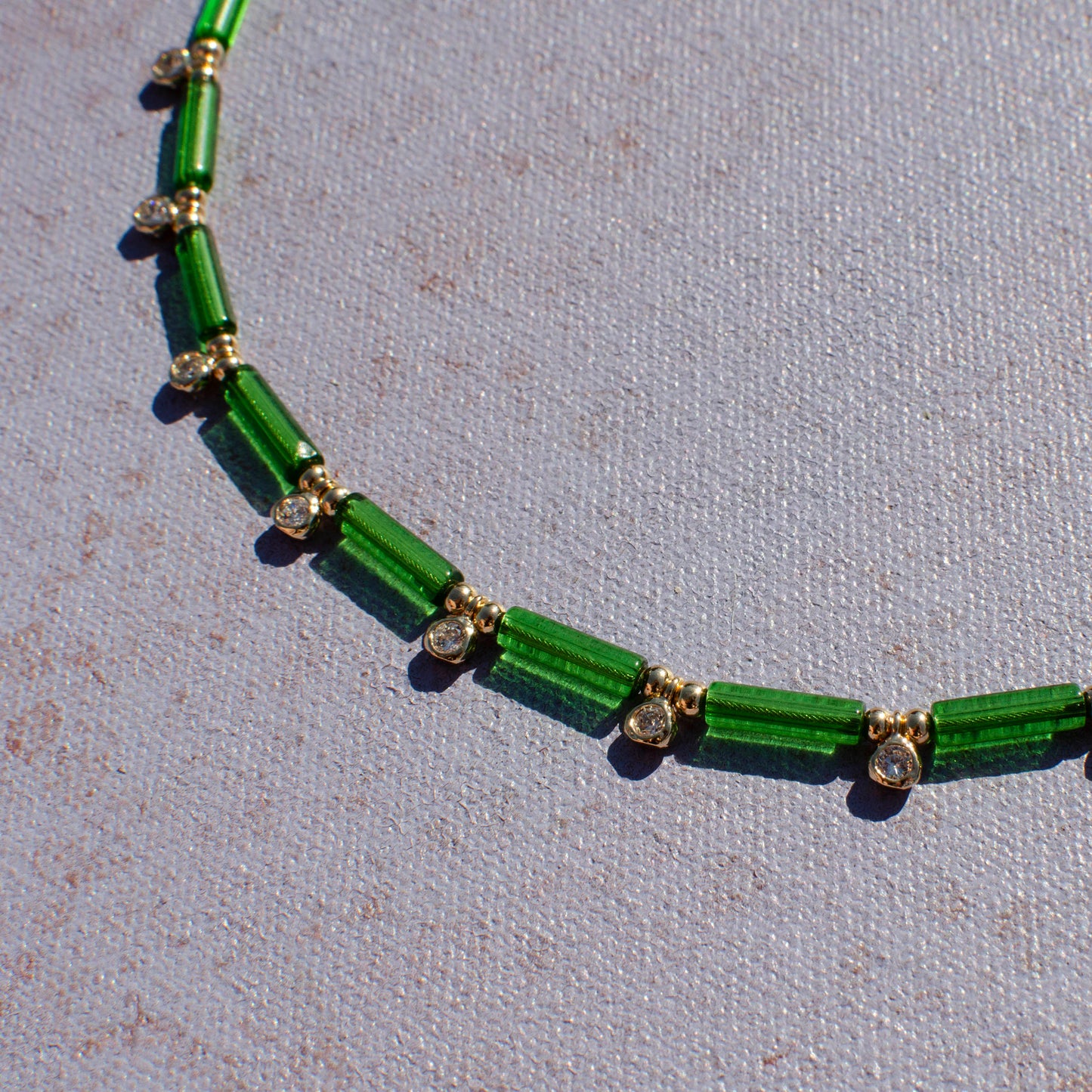 Barrel Beaded Stacker Necklaces