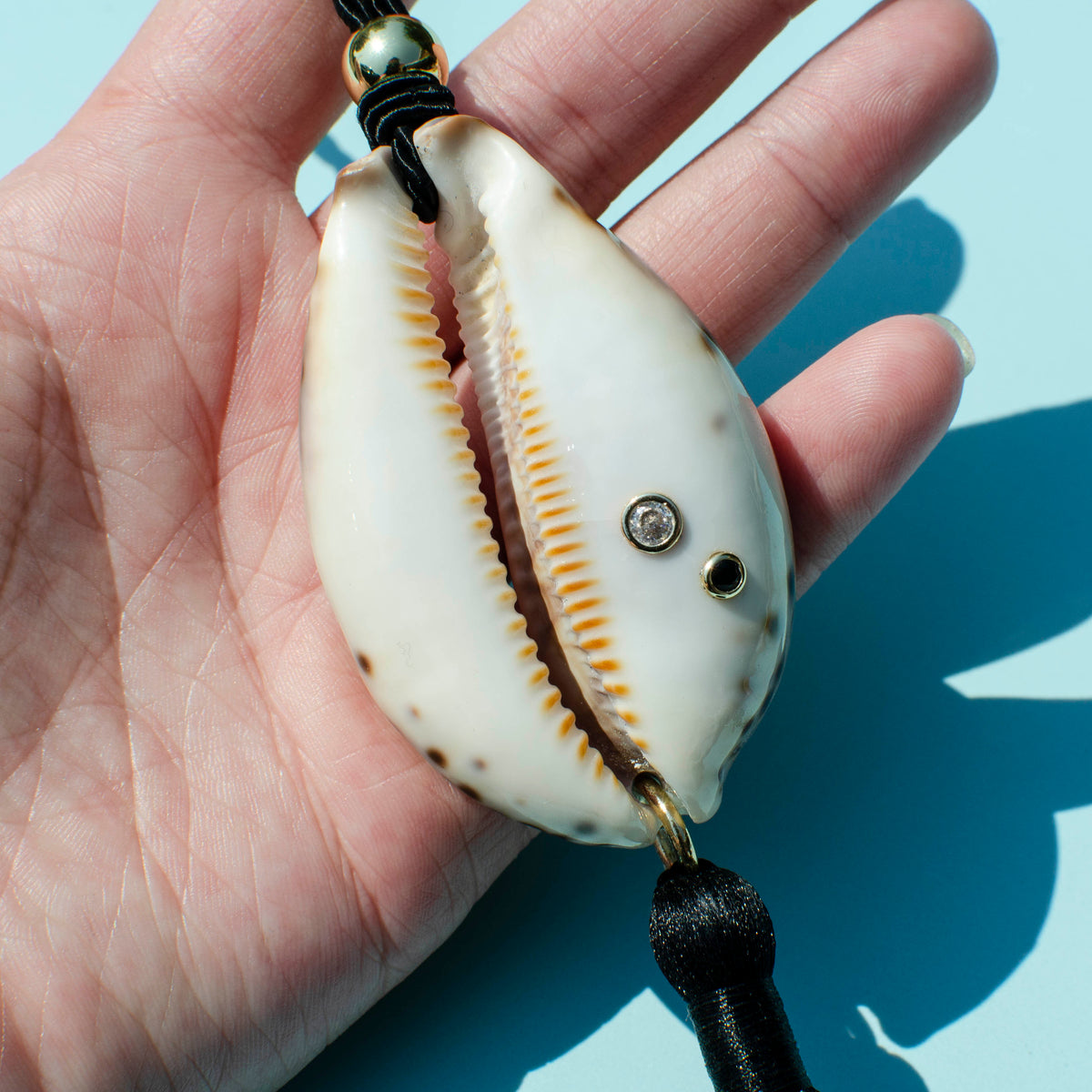 Cowrie Tassel Statement Necklace
