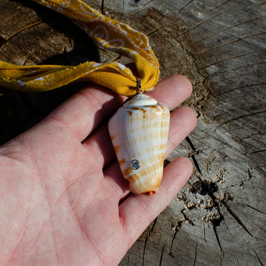 Bandana Sea Shell Sparkle Necklaces