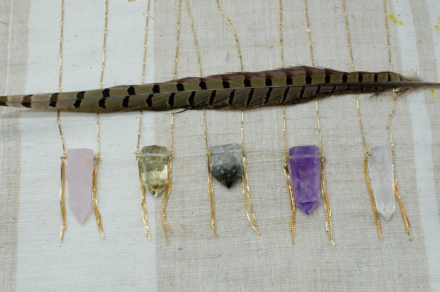 Crystal Fringe Necklace