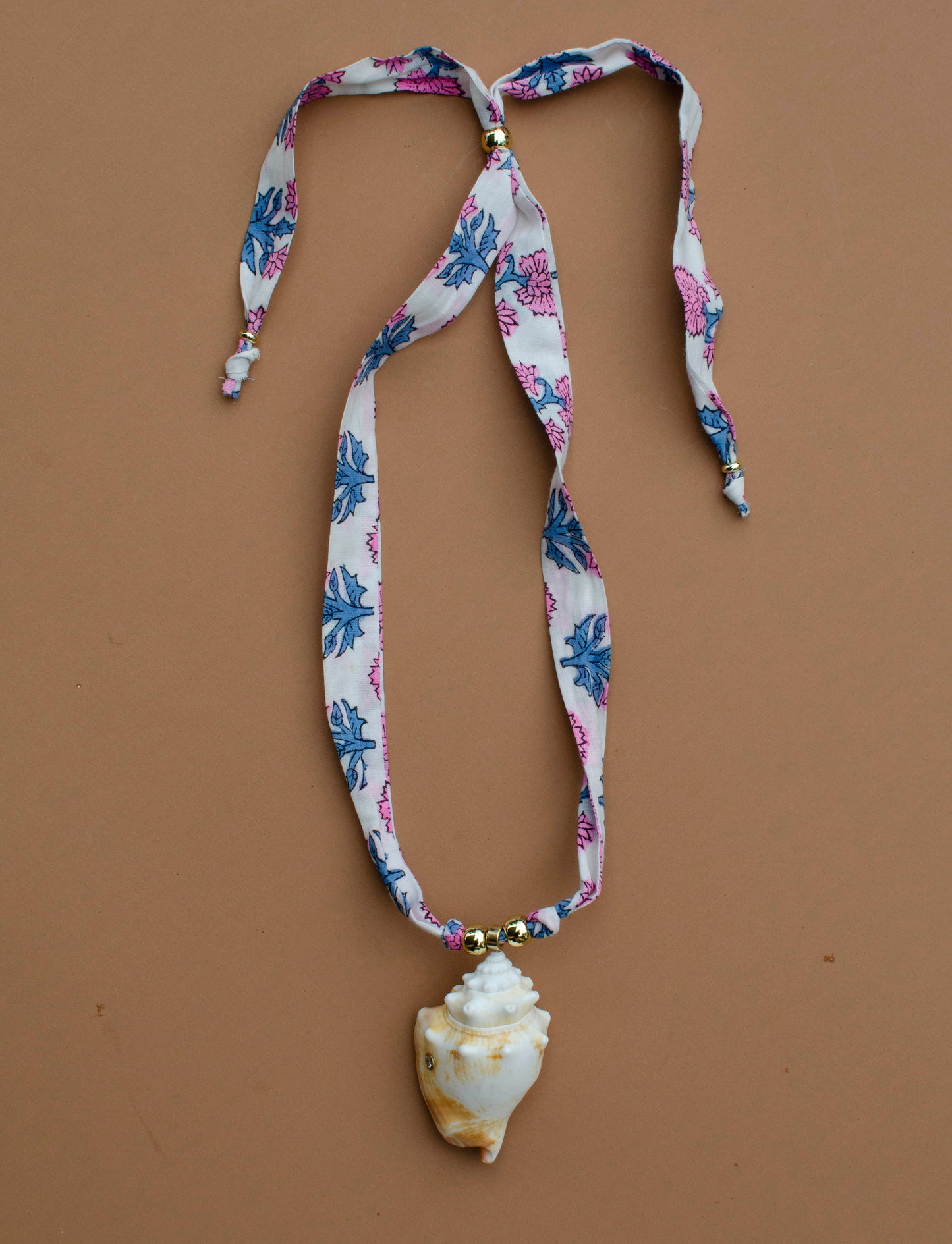 One of a Kind Conch Shell Inlay Necklace