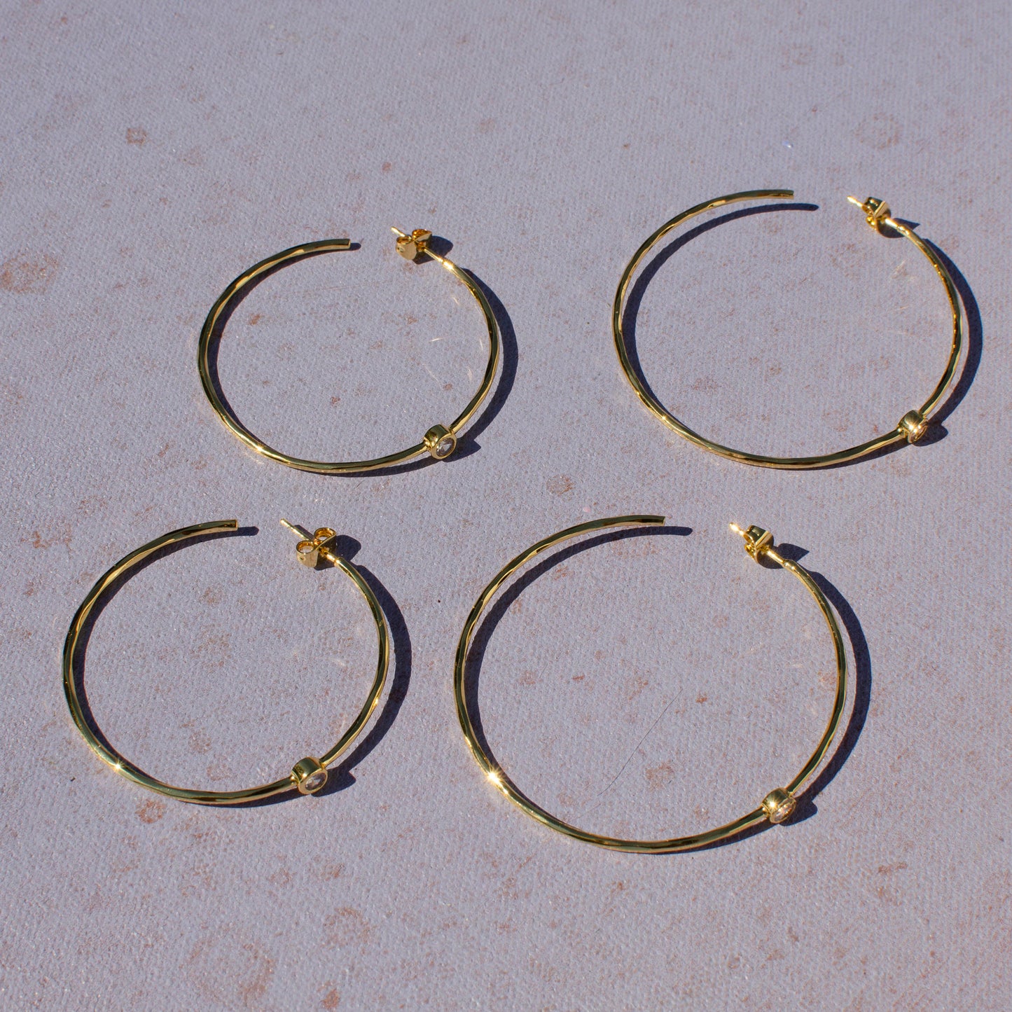 Best Selling Gold/Silver Sparkle Hoops