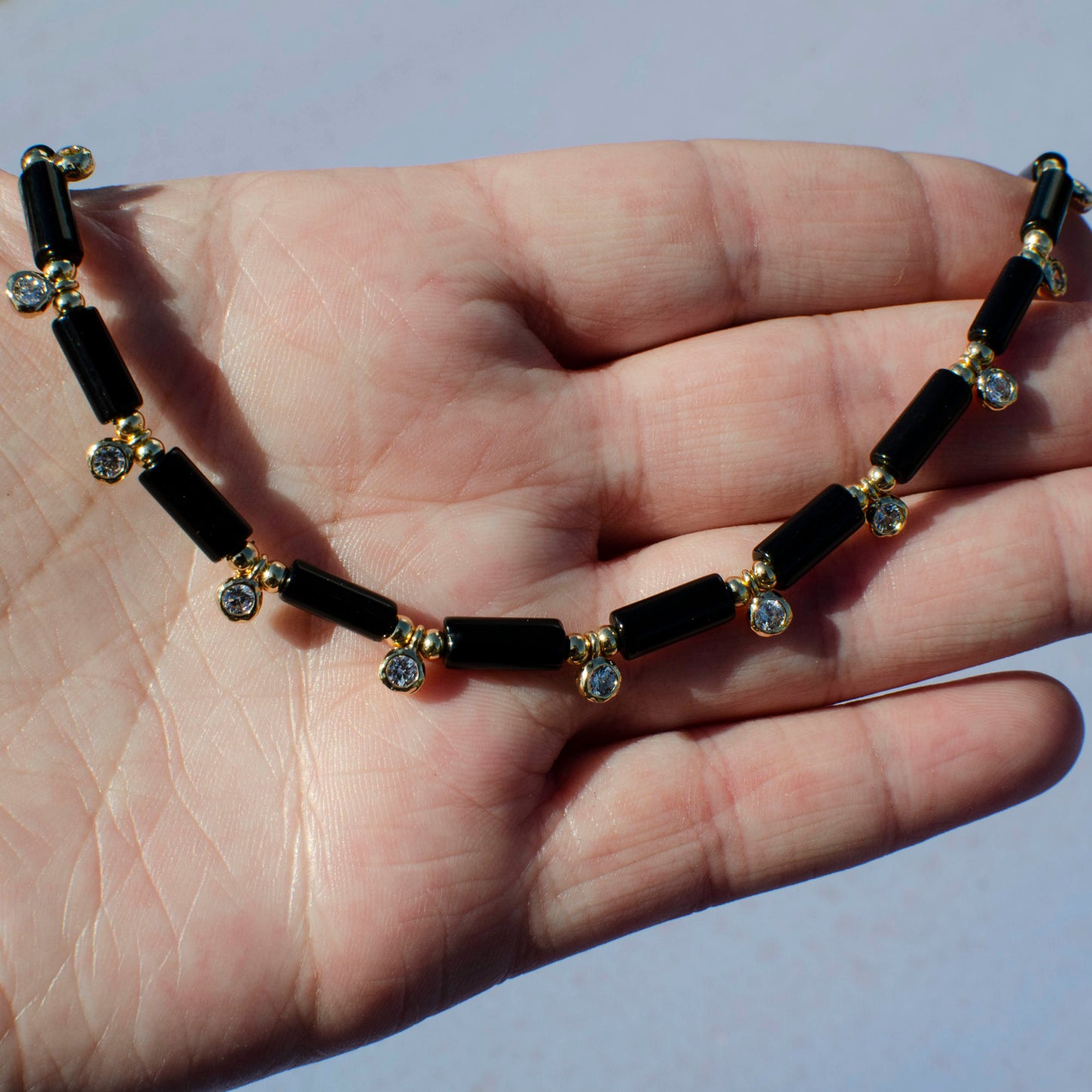 Barrel Beaded Stacker Necklaces