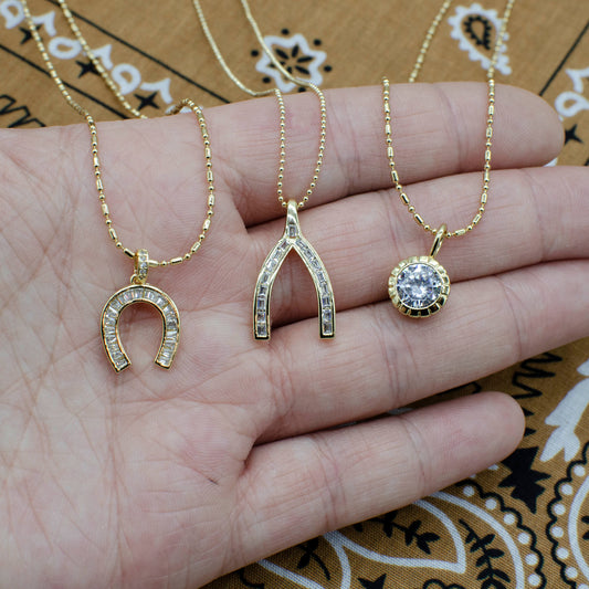 Golden Charm Neckalces