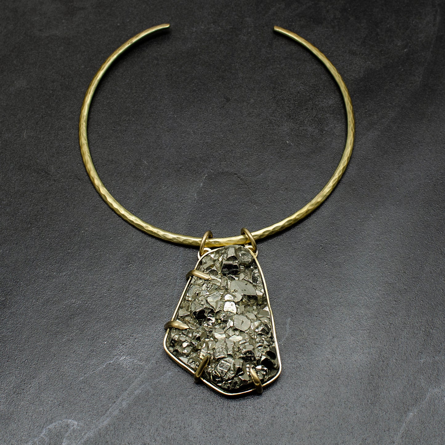 Pyrite Statement Collar