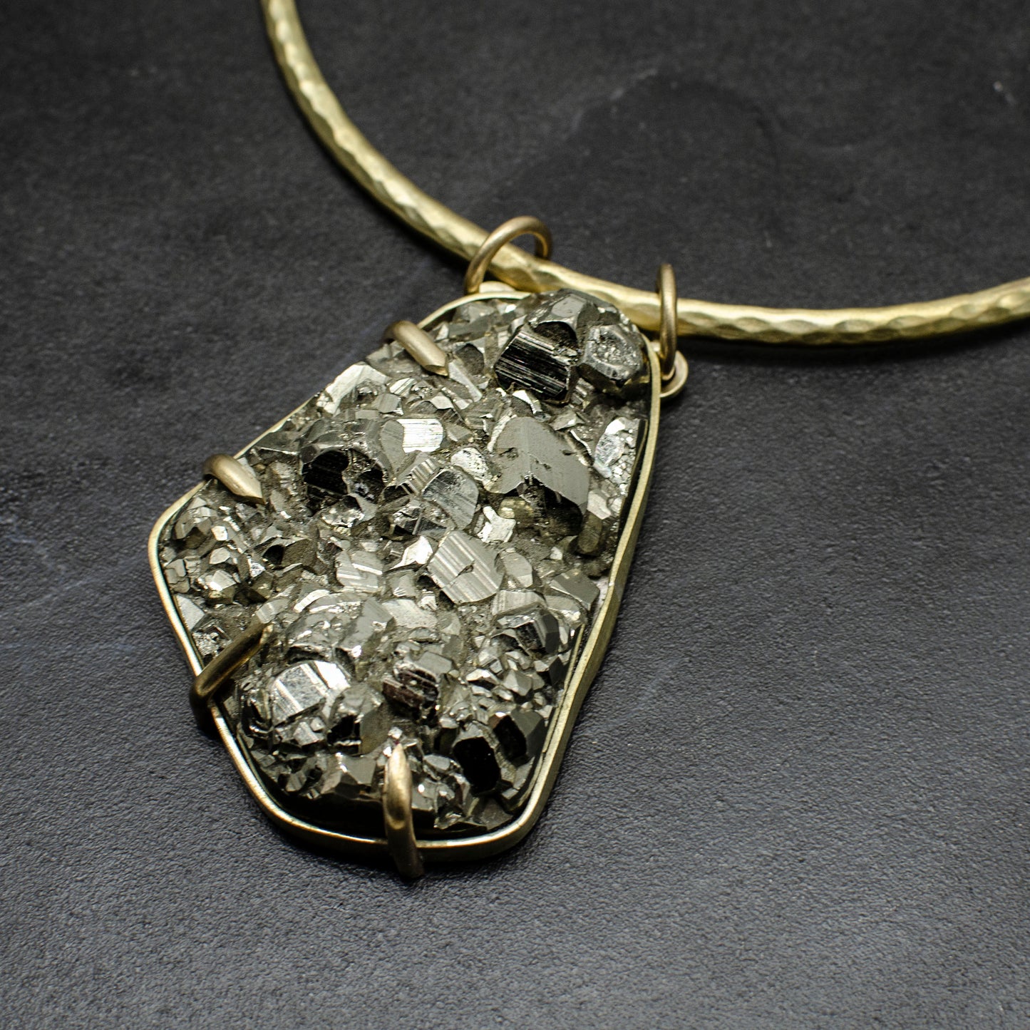 Pyrite Statement Collar