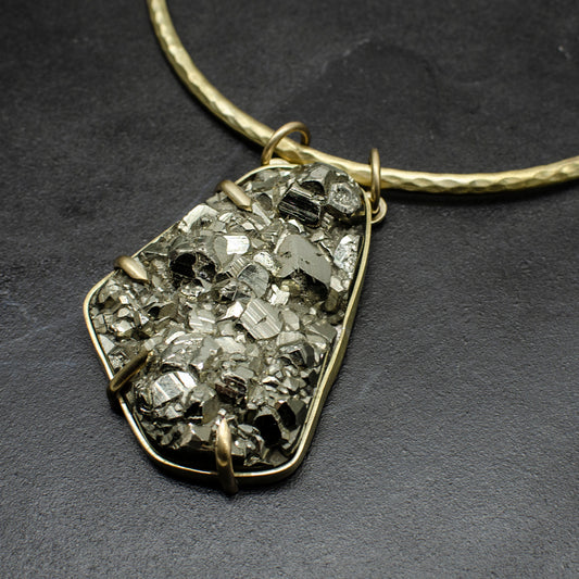 Pyrite Statement Collar