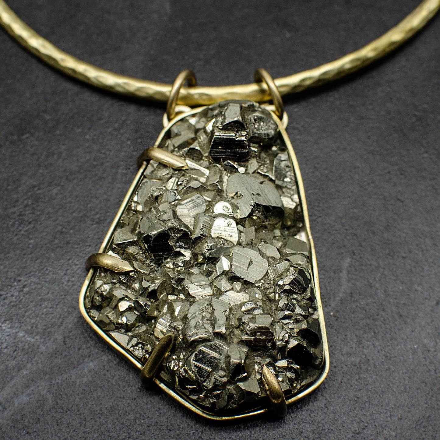 Pyrite Statement Collar