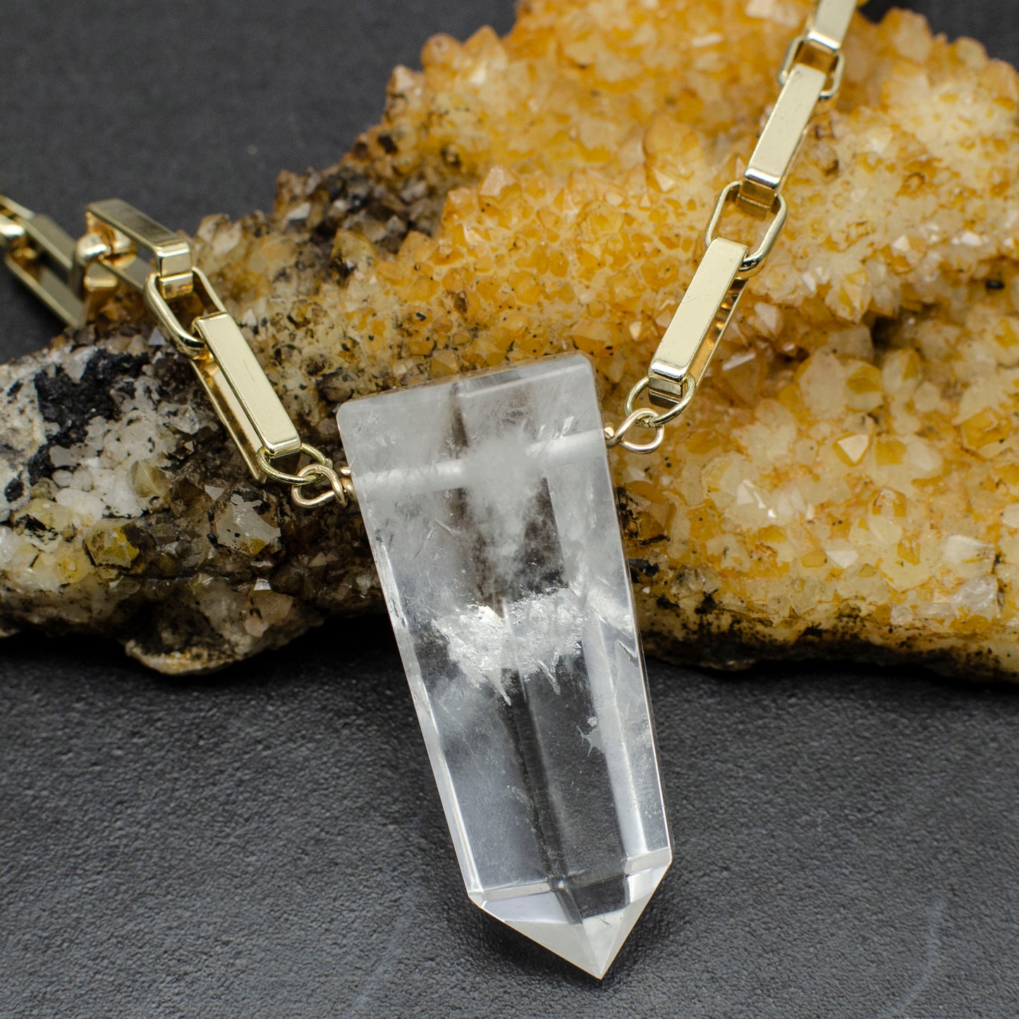 Quartz Crystal Necklace