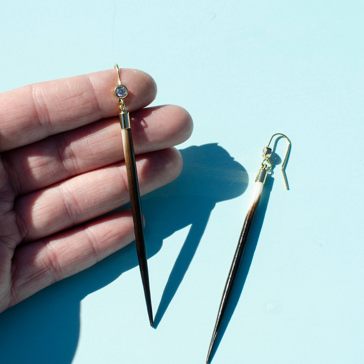 Golden Quill Earrings