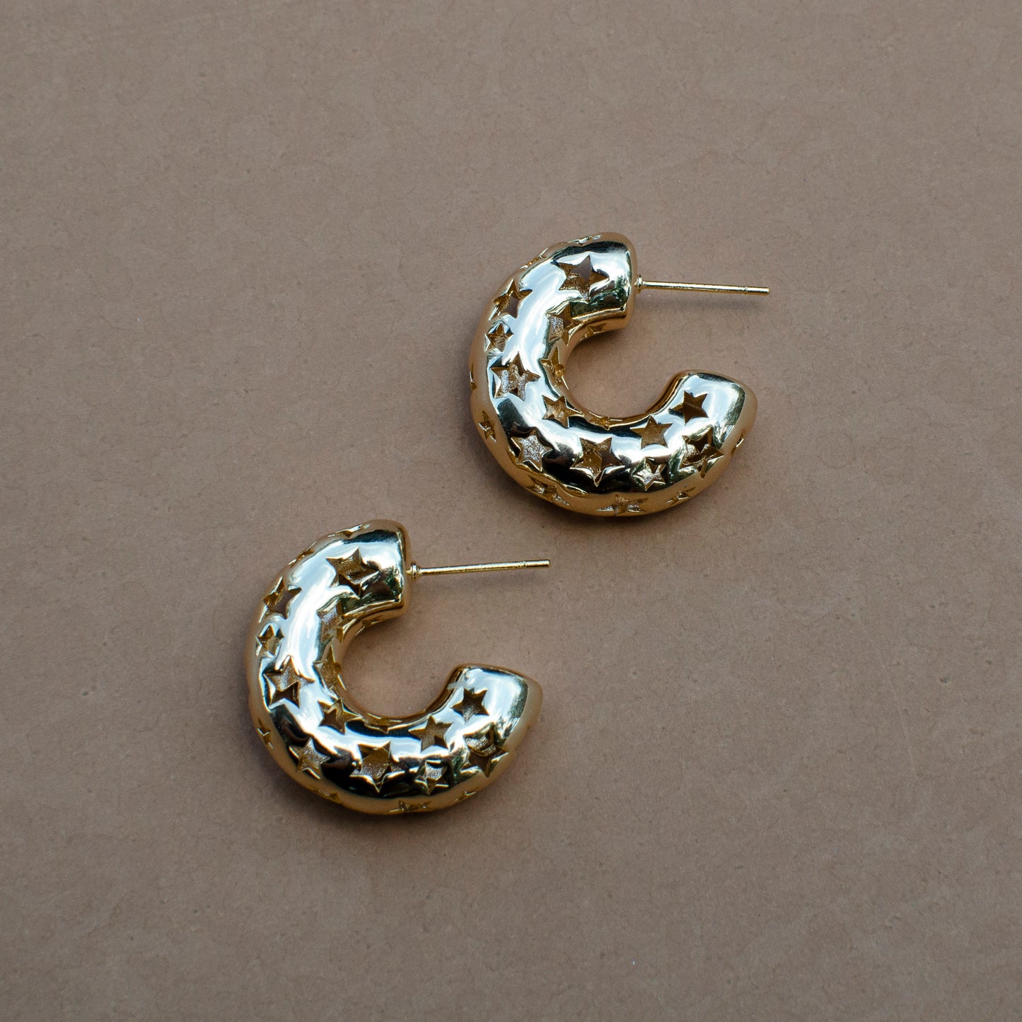 Star Chubby Hoops