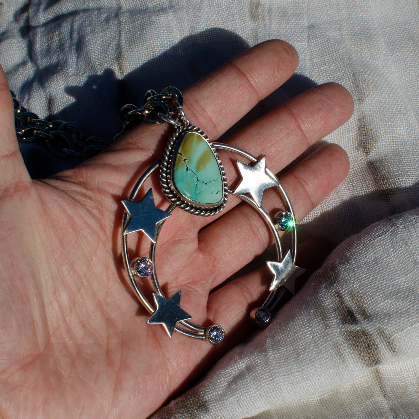 Cosmic Turquoise Star Squash