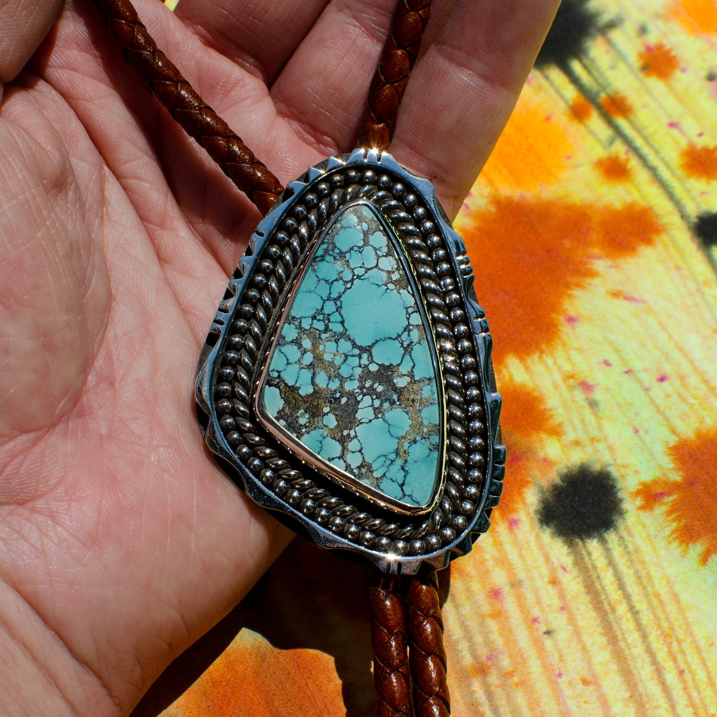 Qingu Turquoise Statement Bolo