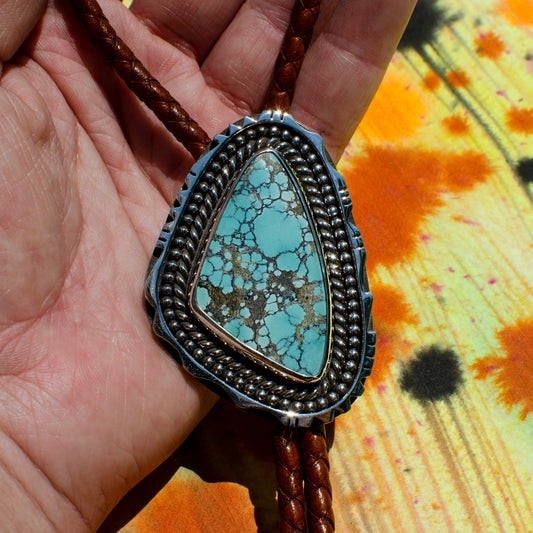 Qingu Turquoise Statement Bolo