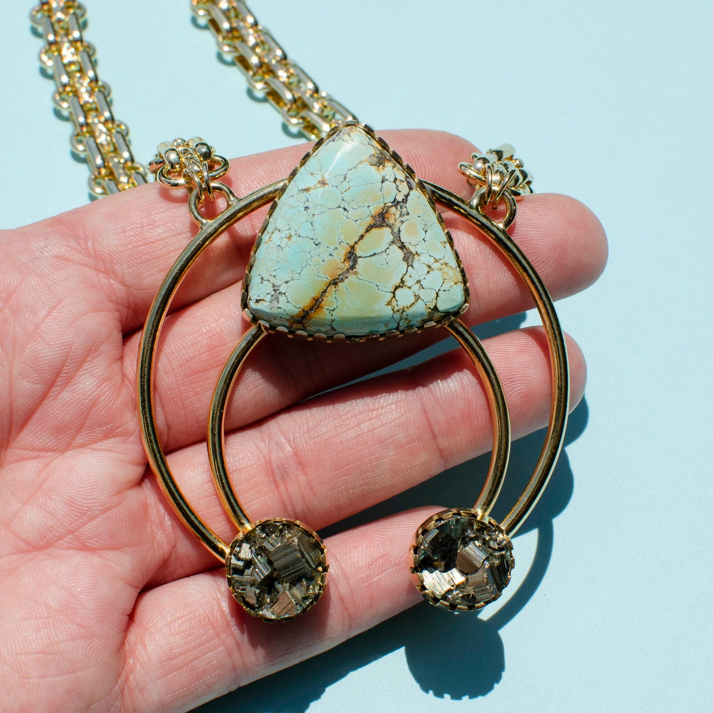 High Desert Mod West Turquoise Necklace