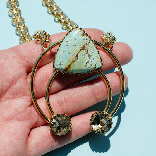 High Desert Mod West Turquoise Necklace