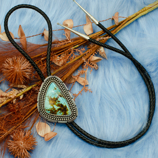 Southwest Turquoise Statement Bolo