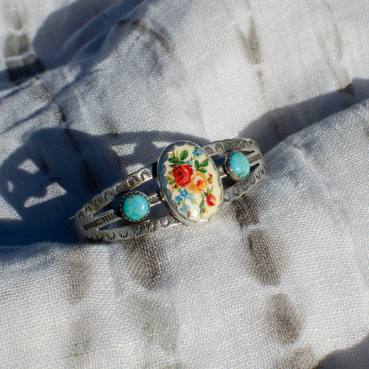 Vintage Flora Cuff