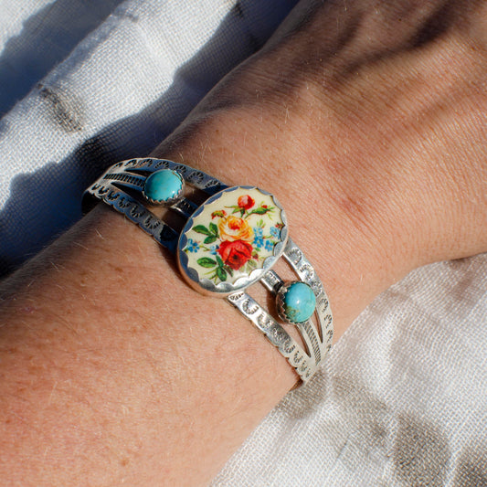 Vintage Flora Cuff