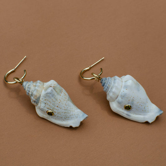 Whelk Shell Sparkle Drops