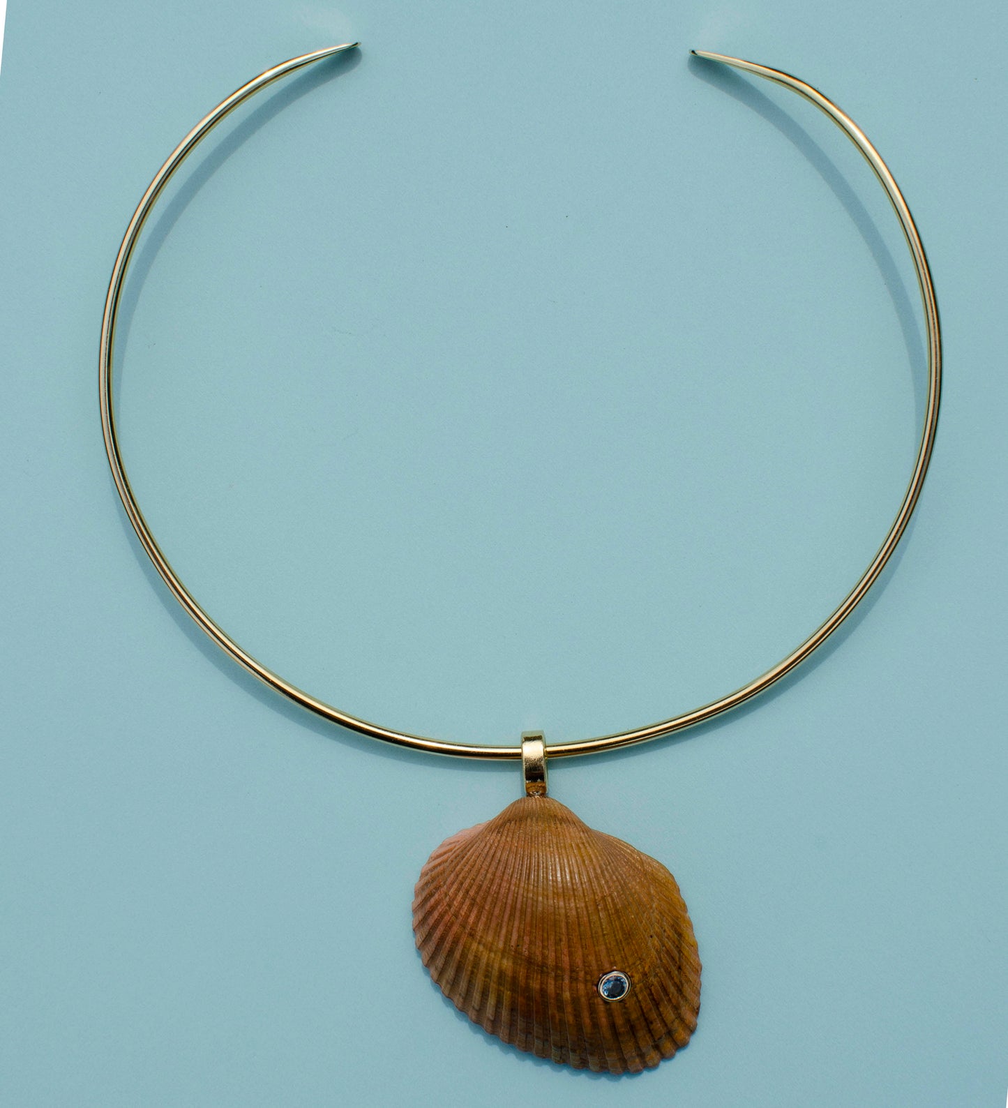 Hand-Dyed Georgia Shell Pendants