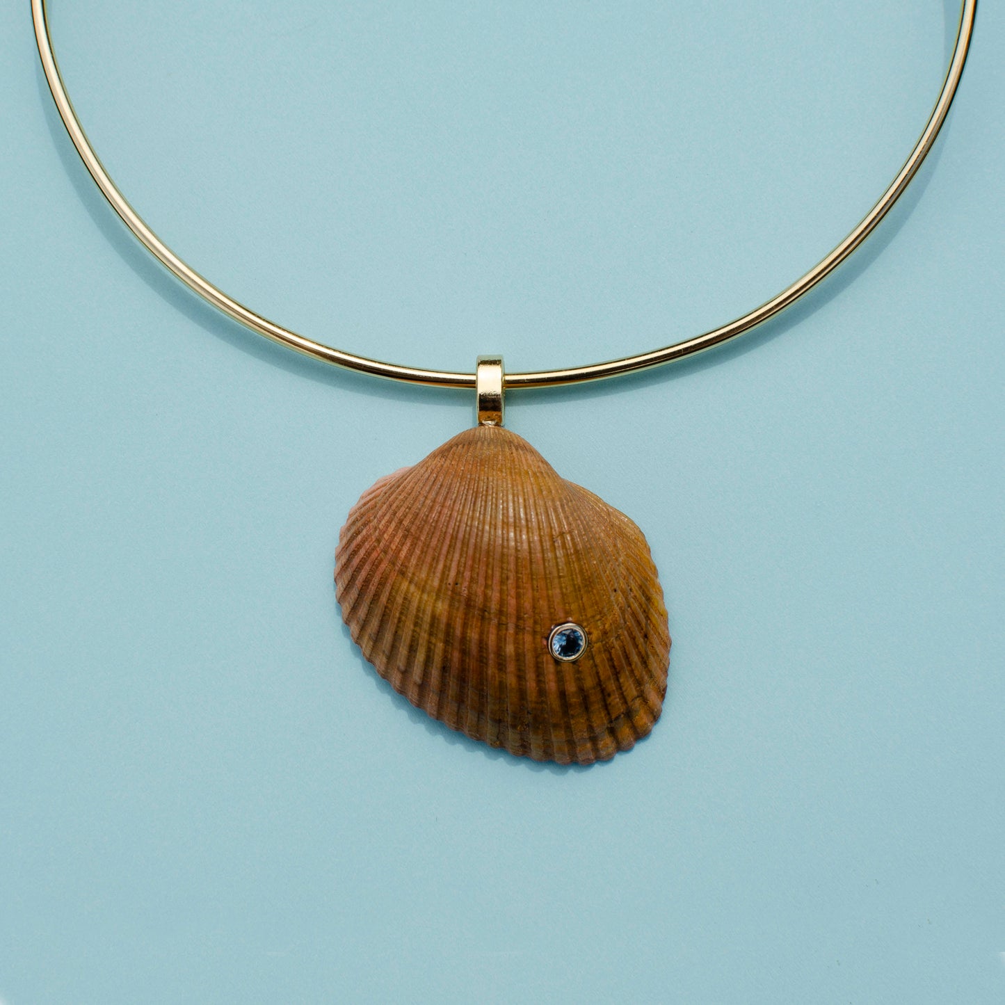 Hand-Dyed Georgia Shell Pendants