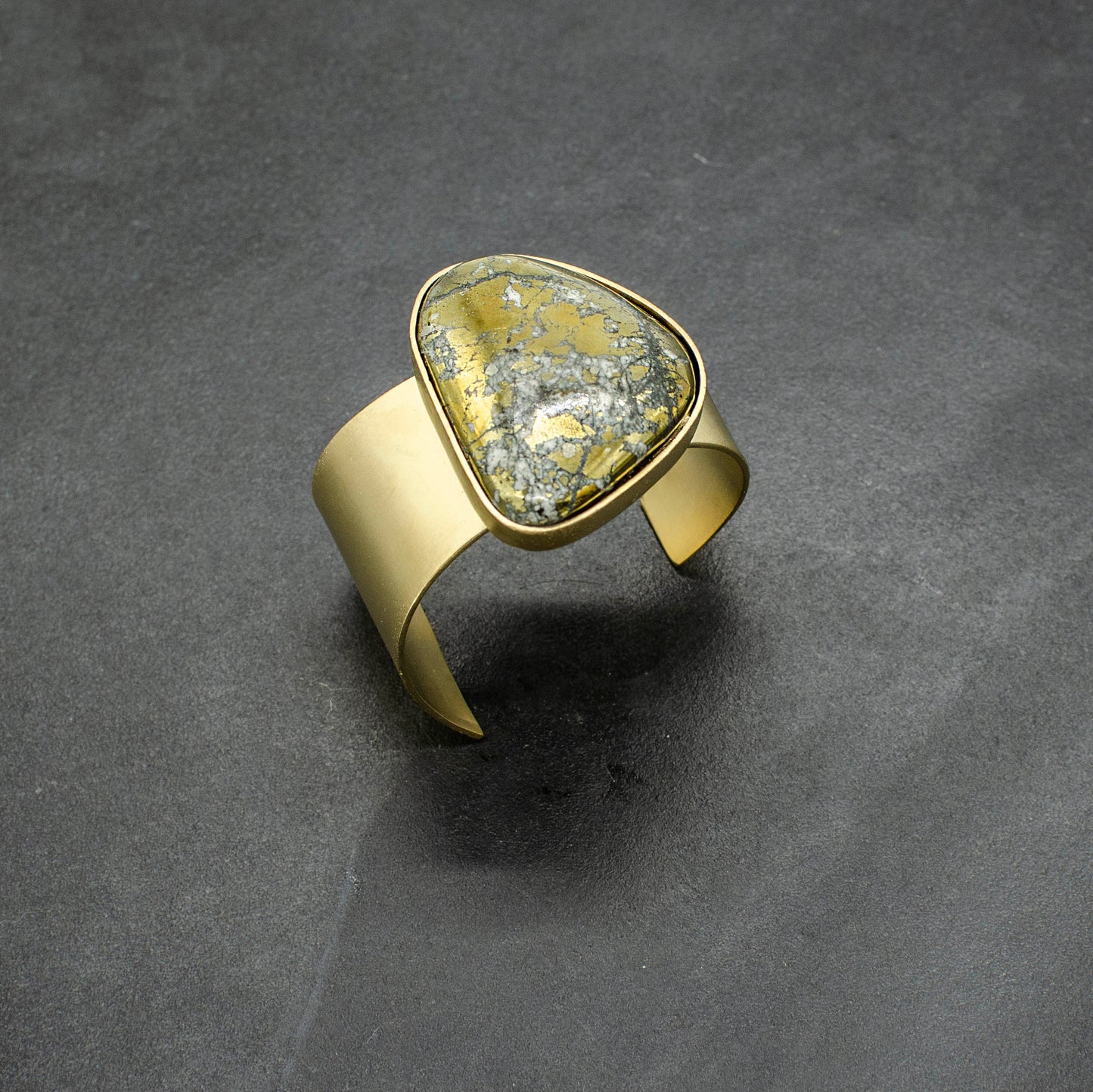 Golden Pyrite Cuff