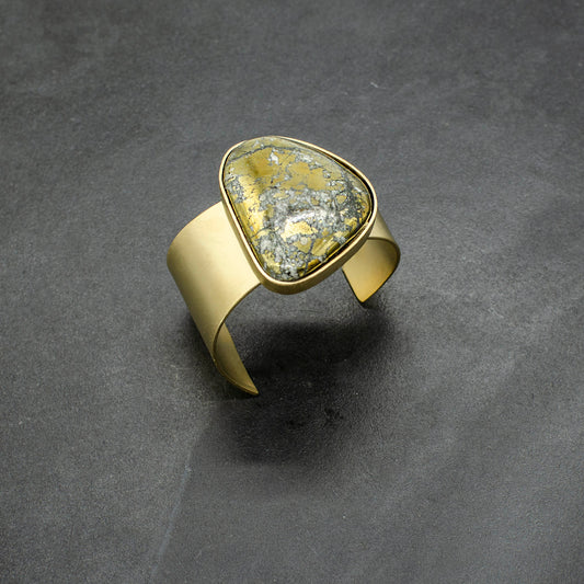 Golden Pyrite Cuff