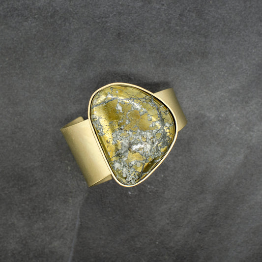 Golden Pyrite Cuff